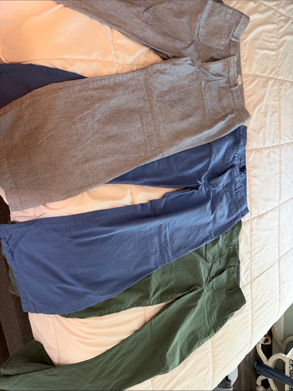 3 pairs J crew Lizzie pants size 32 - like new